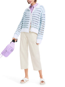 Ajour-Cardigan Knitted in Germany