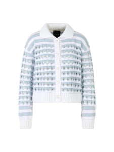 Ajour-Cardigan Knitted in Germany