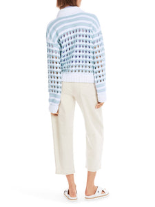 Ajour-Cardigan Knitted in Germany