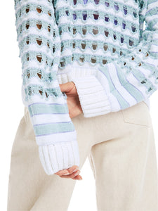 Ajour-Cardigan Knitted in Germany