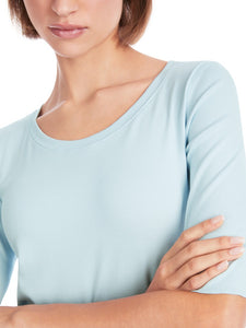 Uni T-Shirt aus stretchigem Cotton- Ripp