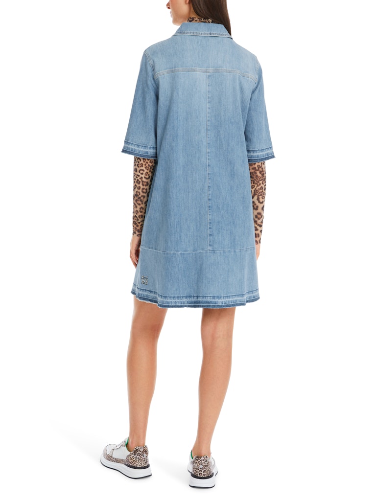 Schmales Midikleid mit Allover-Print