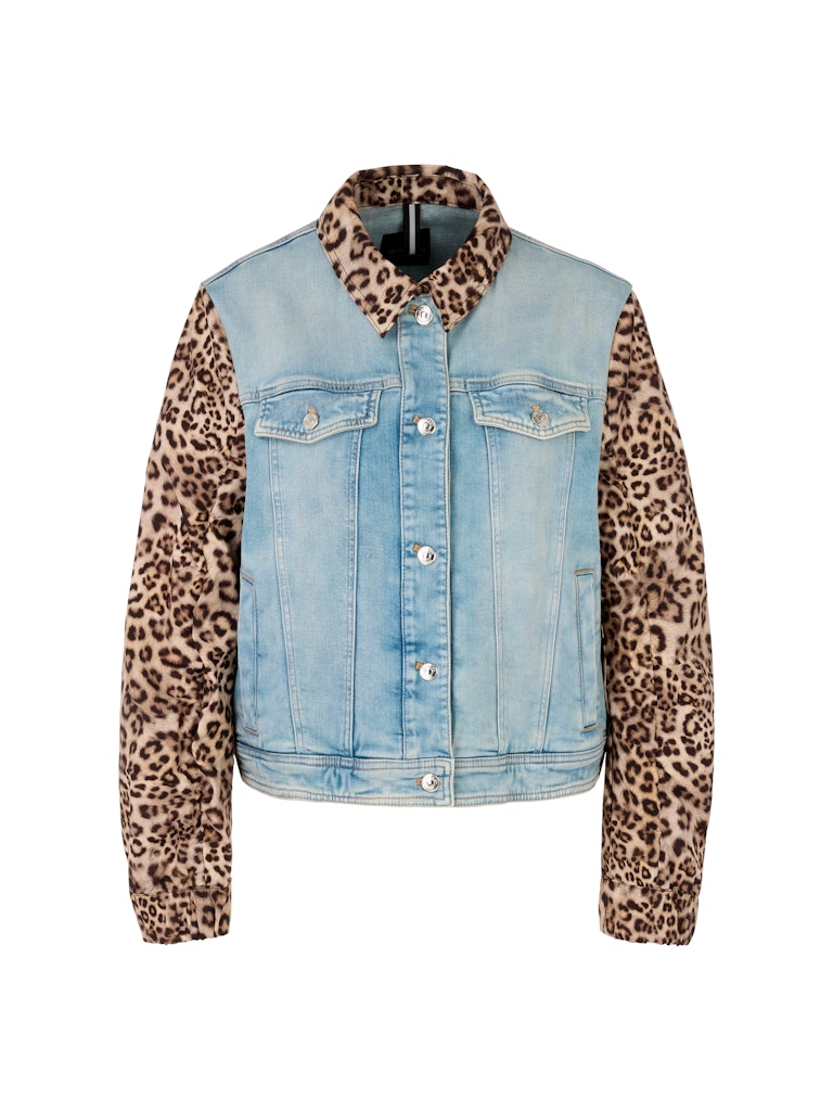 Jacke in Materialmix "Rethink Together"