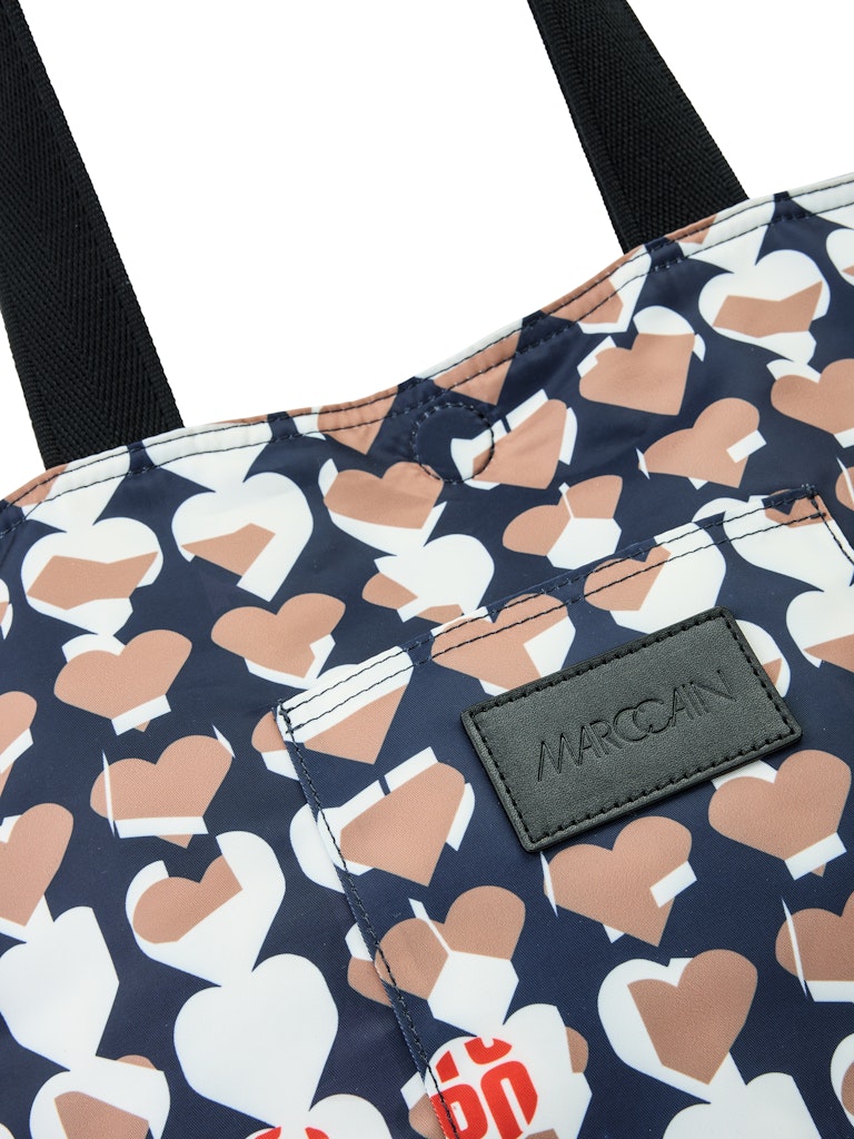Shopper Bag mit Allover-Print