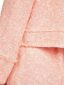 Bouclé-Jacke im Denim-Stil