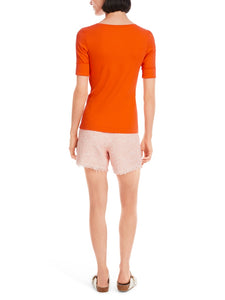 Uni T-Shirt aus stretchigem Cotton- Ripp