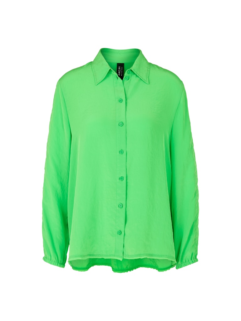 Leichte Hemdbluse in Uni