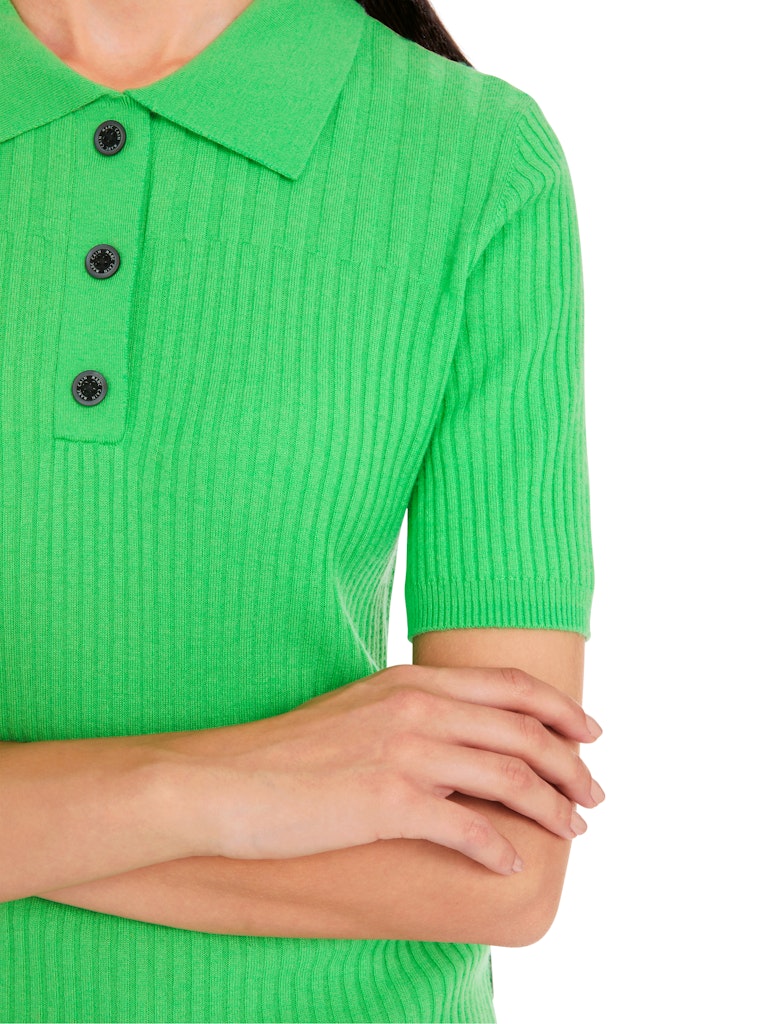 Polo Shirt in Wolle - "Rethink Together"
