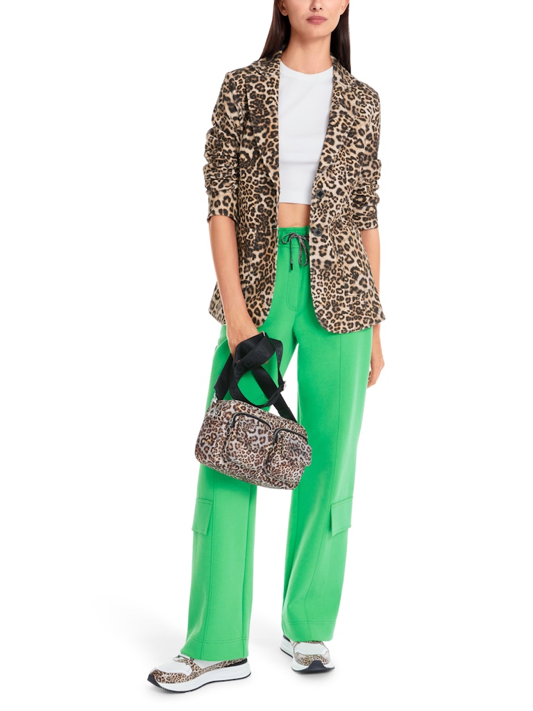 Jerseyblazer in Leo-Print