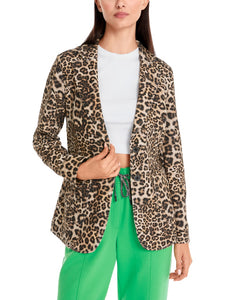 Jerseyblazer in Leo-Print