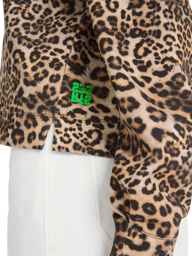 Sweatshirt in Leo-Print