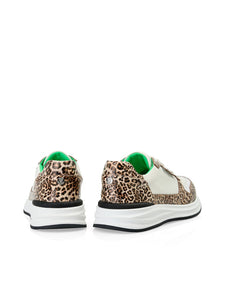 Sneaker mit Leo-Print