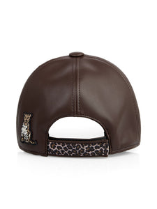 Baseball-Cap aus Fun Leather in Uni