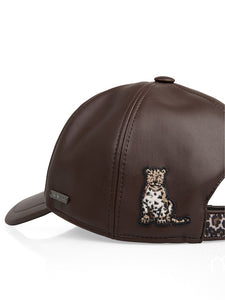 Baseball-Cap aus Fun Leather in Uni