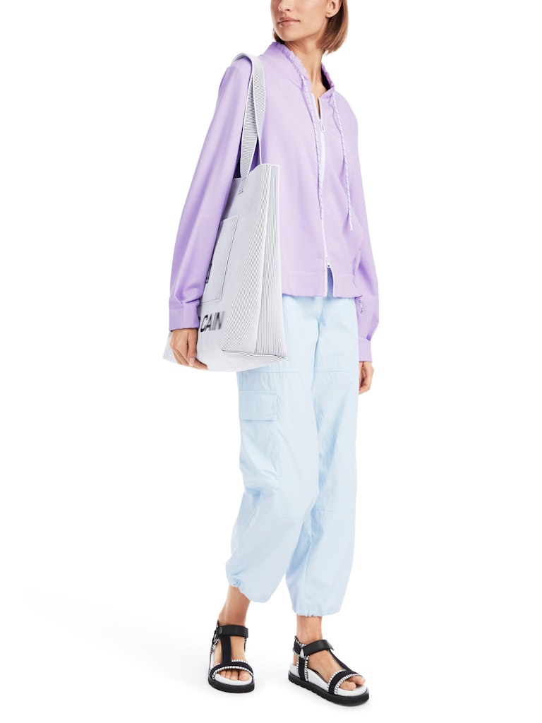Jacke mit Rüscheneffekt