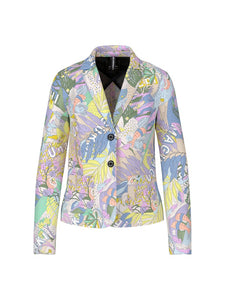 Bedruckter Blazer aus Scuba-Jersey
