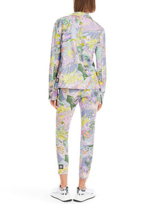 Bedruckter Blazer aus Scuba-Jersey