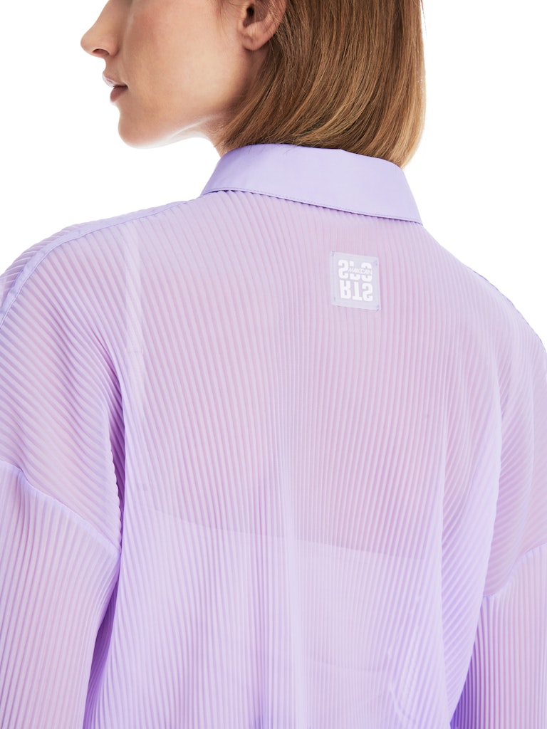 Plissiertes Polo-Shirt