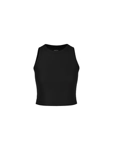 Uni Cropped Top aus Cottonstretch