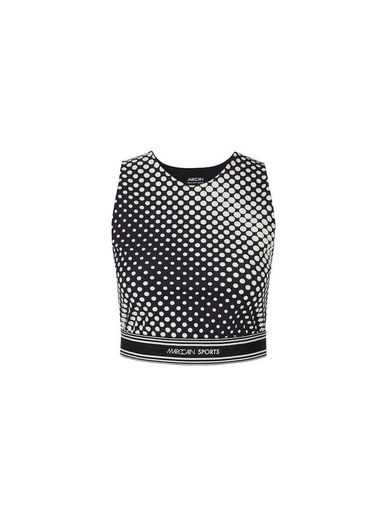 Sporty Top mit Graphikdessin