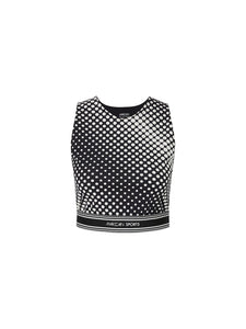 Sporty Top mit Graphikdessin