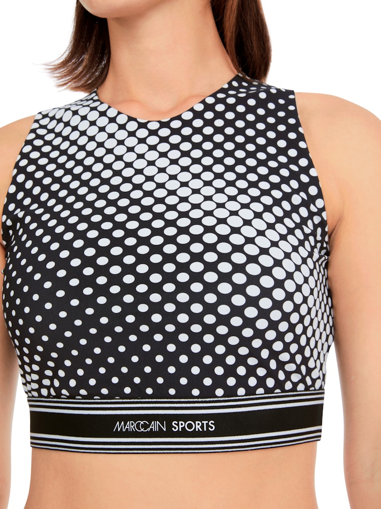 Sporty Top mit Graphikdessin