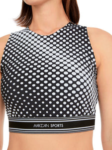 Sporty Top mit Graphikdessin