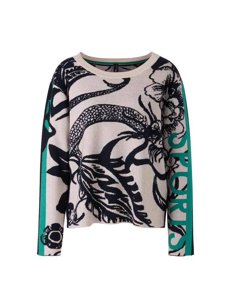 Strickpullover mit Allover-Dessin