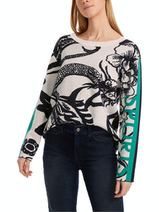 Strickpullover mit Allover-Dessin