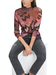 Bunt bedruckter T-Shirt
