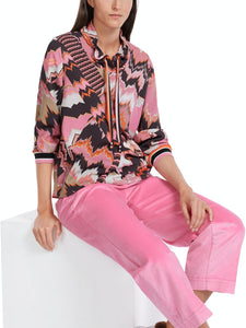 Bluse im Allover-Print