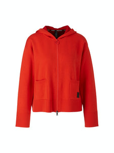 Kapuzenjacke aus Doubleface