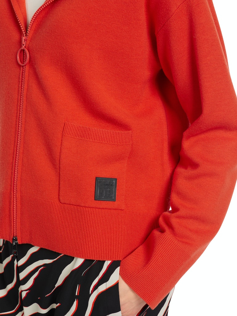 Kapuzenjacke aus Doubleface
