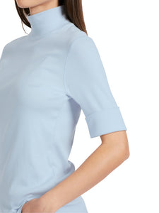 Shirt mit Stehkragen und ¾-Ärmel