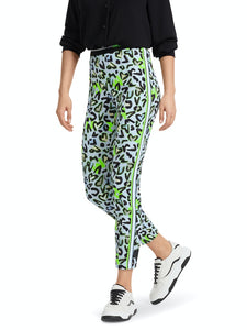Schmale Hose SOFIA mit Allover-Print
