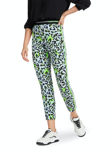 Schmale Hose SOFIA mit Allover-Print