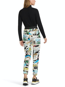 Schmale Hose SOFIA mit Comic-Print