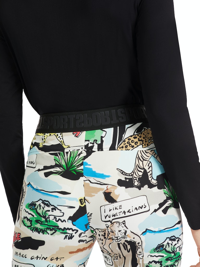 Schmale Hose SOFIA mit Comic-Print