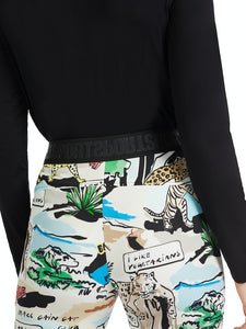 Schmale Hose SOFIA mit Comic-Print