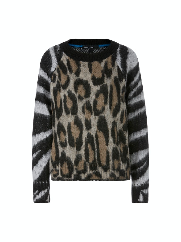 Gemusterter Sweater Knitted in Germany