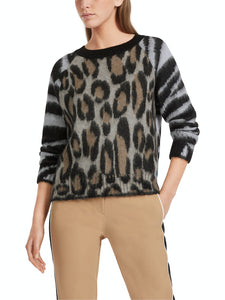 Gemusterter Sweater Knitted in Germany
