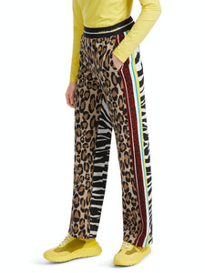 Hose WELBY mit Zebra- und Leo-Print