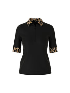 Polo-Shirt mit Zippverschluss