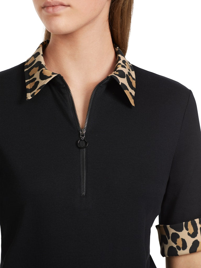 Polo-Shirt mit Zippverschluss
