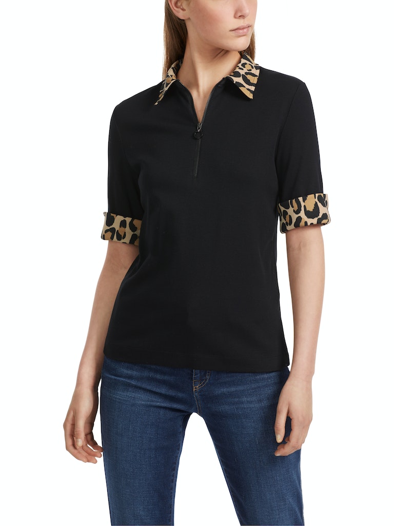 Polo-Shirt mit Zippverschluss