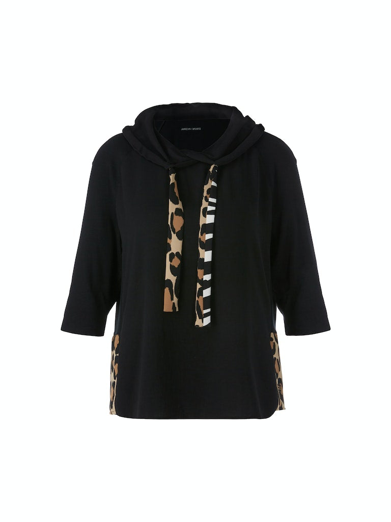 Raglanbluse mit cooler Kragenlösung