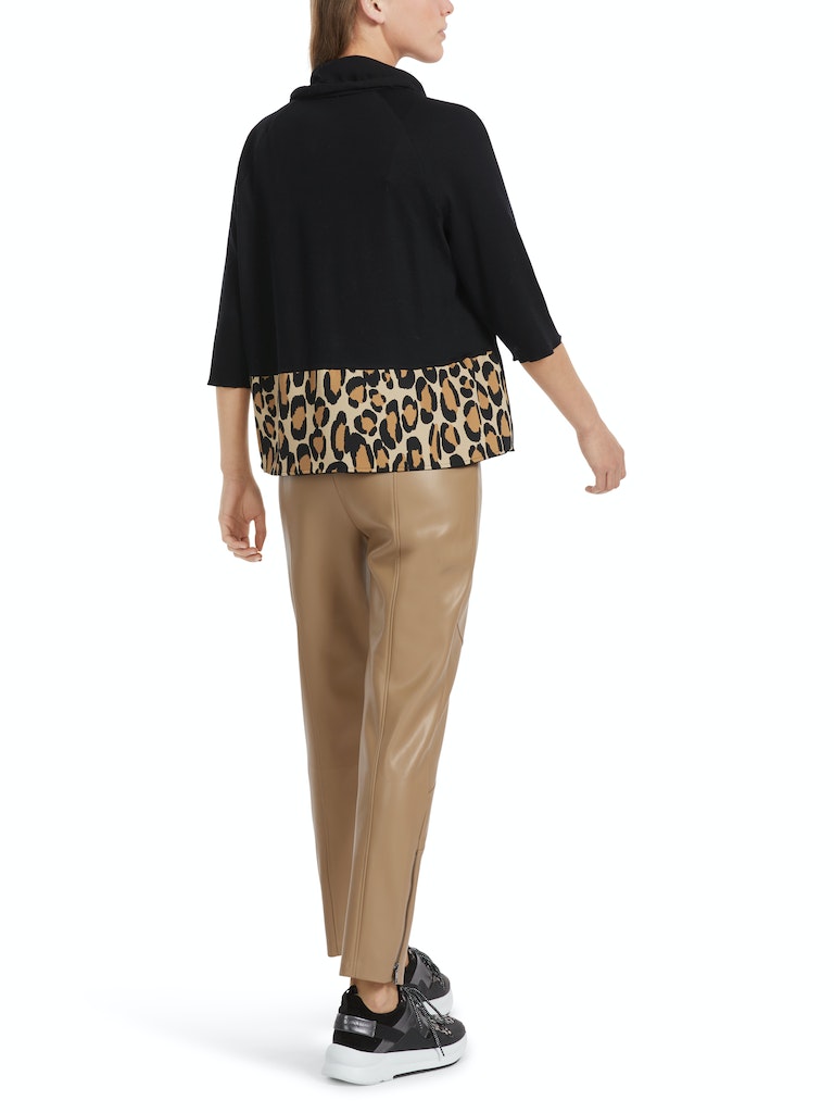 Raglanbluse mit cooler Kragenlösung