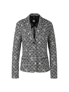 Bedruckter  Blazer in Scuba-Jersey