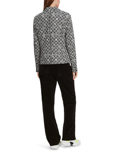 Bedruckter  Blazer in Scuba-Jersey