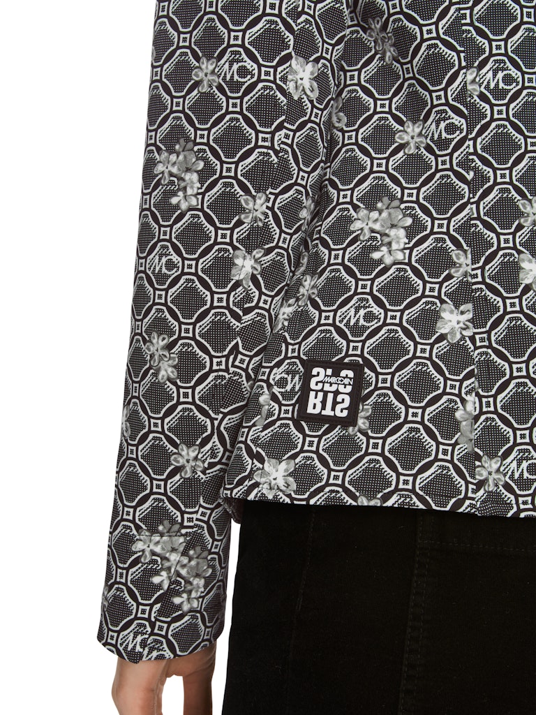 Bedruckter  Blazer in Scuba-Jersey